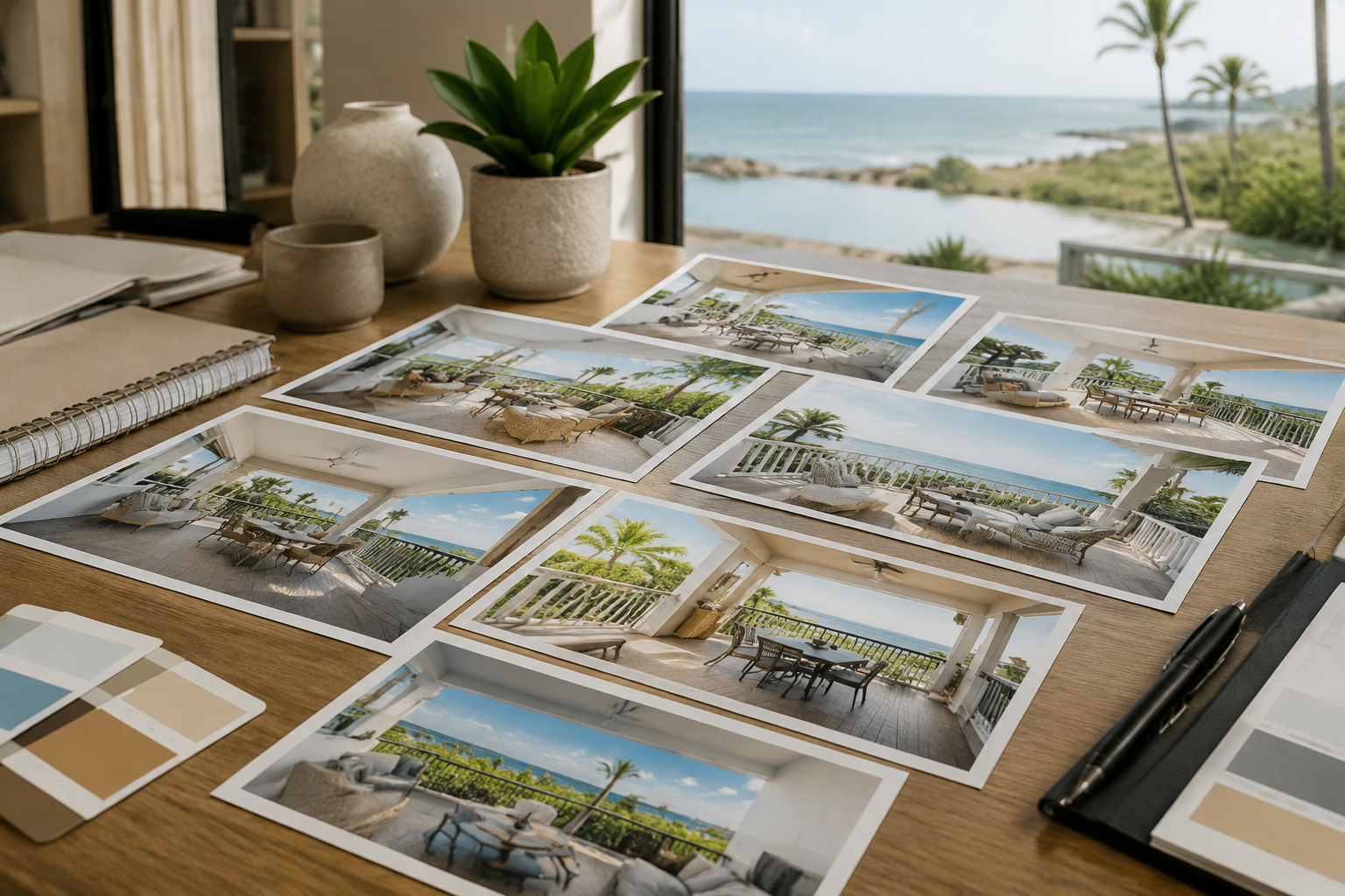 Portfolio planning board for multiple vacation rental lanais